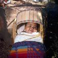 “Samson,” Apache baby in a cradleboard.