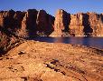 Early morning on Lake Powell near Hole In The Rock.