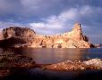 Gunsight Butte in Lake Powell.