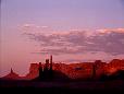 “Totem Pole” and “Yei Bi Chai Rocks” in Monument Valley.